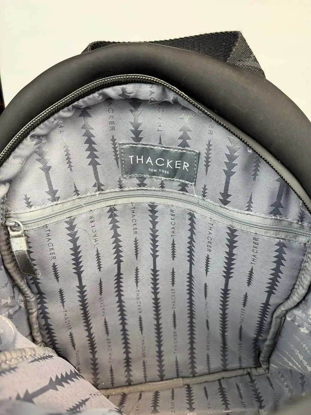 Thacker Ella Neoprene Mini Backpack in Black
